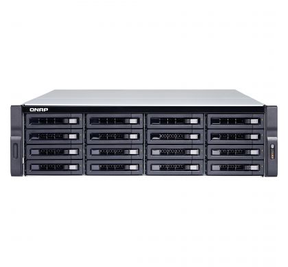 QNAP Turbo NAS TS-1673U-RP 16 x Total Bays SAN/NAS Storage System - 3U - Rack-mountable FrontMaximum