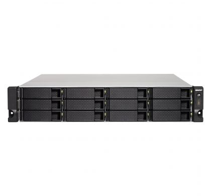 QNAP Turbo NAS TS-1253BU-RP 12 x Total Bays SAN/NAS Storage System - 2U - Rack-mountable FrontMaximum