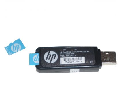 HPE HP Flash Media Kit - Dual 8GB microSD Enterprise Midline USB Kit - Media Only