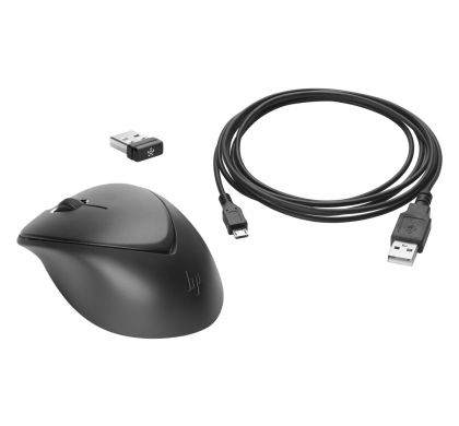 HP Premium Mouse - Laser - Wireless - 3 Button(s) - Black