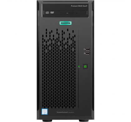 HPE HP ProLiant ML10 G9 4U Tower Server - 1 x Intel Pentium G4400 Dual-core (2 Core) 3.30 GHz - 4 GB Installed DDR4 SDRAM - Serial ATA Controller - 1 x 300 W FrontMaximum