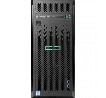 HPE HP ProLiant ML110 G9 4.5U Tower Server - 1 x Intel Xeon E5-2603 v4 Hexa-core (6 Core) 1.70 GHz - 8 GB Installed DDR4 SDRAM - Serial ATA/600 Controller - 0, 1, 5, 10 RAID Levels - 1 x 350 W