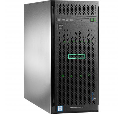 HPE HP ProLiant ML110 G9 4.5U Tower Server - 1 x Intel Xeon E5-2603 v4 Hexa-core (6 Core) 1.70 GHz - 8 GB Installed DDR4 SDRAM - Serial ATA/600 Controller - 0, 1, 5, 10 RAID Levels - 1 x 350 W RightMaximum