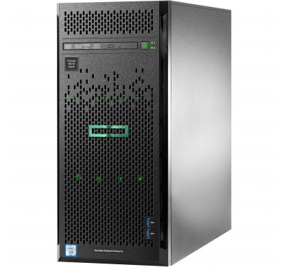 HPE HP ProLiant ML110 G9 4.5U Tower Server - 1 x Intel Xeon E5-2620 v4 Octa-core (8 Core) 2.10 GHz - 8 GB Installed DDR4 SDRAM - Serial ATA/600 Controller - 0, 1, 5, 10 RAID Levels - 1 x 350 W LeftMaximum