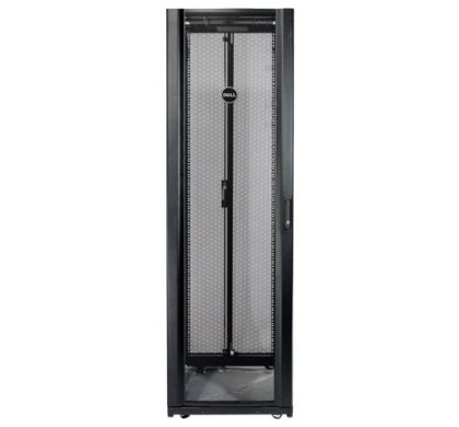 WYSE Dell 42U High x 482.60 mm Wide Rack Cabinet for Server, LAN Switch, Patch Panel - Black