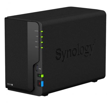 SYNOLOGY DiskStation DS218+ 2 x Total Bays SAN/NAS Storage System - Desktop TopMaximum