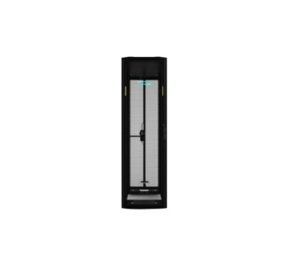 HPE HP Advanced P9K04A 22U High x 600 mm Wide x 1075 mm Deep Rack Cabinet for KVM Switch, Power Module - Black