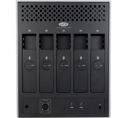 SEAGATE LaCie 5big STFC20000400 5 x Total Bays DAS Storage System - Desktop RearMaximum