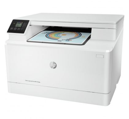 HP LaserJet Pro M180n Laser Multifunction Printer - Colour - Plain Paper Print - Desktop LeftMaximum