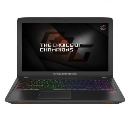 ASUS ROG Strix GL553VE-FY114T 39.6 cm (15.6") LCD Gaming Notebook - Intel Core i7 (7th Gen) i7-7700HQ Quad-core (4 Core) 2.80 GHz - 16 GB DDR4 SDRAM - 1 TB HDD - 256 GB SSD - Windows 10 64-bit - 1920 x 1080 - Black