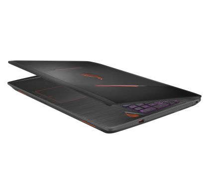 ASUS ROG Strix GL553VE-FY114T 39.6 cm (15.6") LCD Gaming Notebook - Intel Core i7 (7th Gen) i7-7700HQ Quad-core (4 Core) 2.80 GHz - 16 GB DDR4 SDRAM - 1 TB HDD - 256 GB SSD - Windows 10 64-bit - 1920 x 1080 - Black LeftMaximum