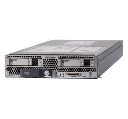 CISCO B200 M5 Blade Server - 2 x Intel Xeon Gold 6140 Octadeca-core (18 Core) 2.30 GHz - 384 GB Installed DDR4 SDRAM - Serial ATA, 12Gb/s SAS Controller LeftMaximum