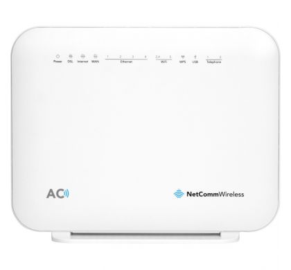 NETCOMM NF18ACV IEEE 802.11ac ADSL2+, VDSL2, Ethernet Modem/Wireless Router