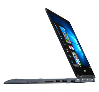 ASUS VivoBook Flip 14 TP410UA-EC231T 35.6 cm (14") Touchscreen LCD Notebook - Intel Core i3 (7th Gen) i3-7100U Dual-core (2 Core) 2.40 GHz - 4 GB DDR4 SDRAM - 128 GB SSD - Windows 10 Home - 1920 x 1080 - Convertible - Grey