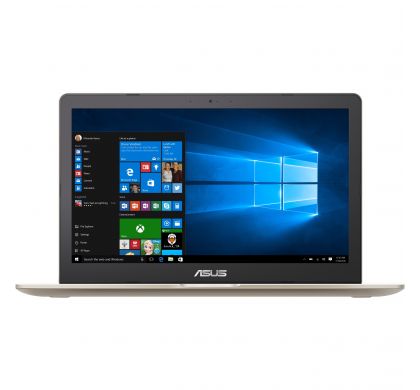 ASUS VivoBook Pro 15 N580VD-FI263T 39.6 cm (15.6") LCD Notebook - Intel Core i7 (7th Gen) i7-7700HQ Quad-core (4 Core) 2.80 GHz - 8 GB DDR4 SDRAM - 1 TB HDD - 256 GB SSD - Windows 10 Home 64-bit - 3480 x 2160 - Gold Metal FrontMaximum