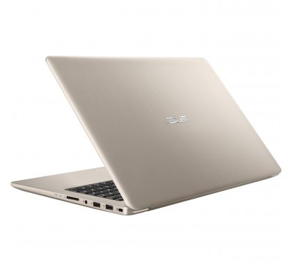 ASUS VivoBook Pro 15 N580VD-DM264T 39.6 cm (15.6") LCD Notebook - Intel Core i7 (7th Gen) i7-7700HQ Quad-core (4 Core) 2.80 GHz - 8 GB DDR4 SDRAM - 1 TB HDD - Windows 10 Home 64-bit - 1920 x 1080 - Gold Metal RearMaximum