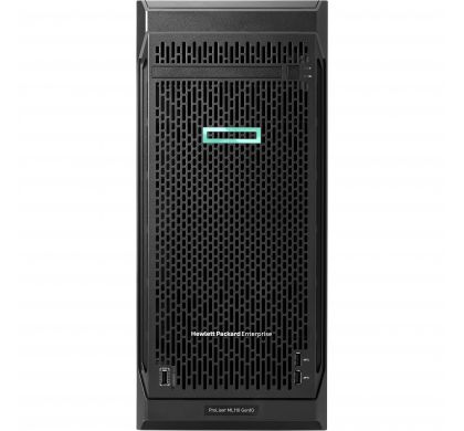 HPE HP ProLiant ML110 G10 4.5U Tower Server - 1 x Intel Xeon Bronze 3104 Hexa-core (6 Core) 1.70 GHz - 8 GB Installed DDR4 SDRAM - Serial ATA/600 Controller - 1 x 350 W FrontMaximum