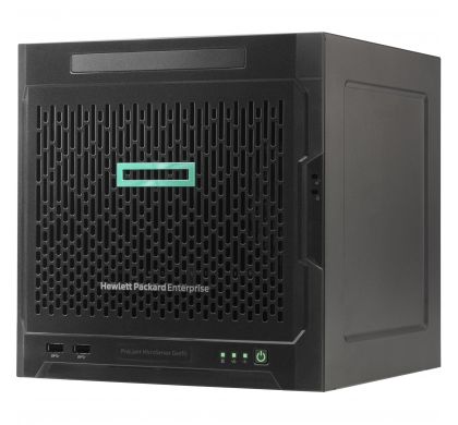 HPE HP ProLiant MicroServer Gen10 Ultra Micro Tower Server - 1 x AMD Opteron X3421 Quad-core (4 Core) 2.10 GHz - 8 GB Installed DDR4 SDRAM - 1 TB Serial ATA/600 HDD - Serial ATA/600 Controller - 0, 1, 10 RAID Levels - 1 x 200 W
