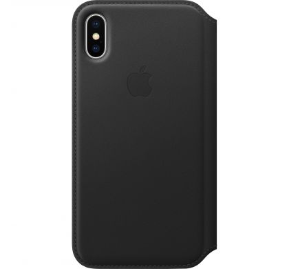 APPLE Carrying Case (Folio) for iPhone X - Black RearMaximum