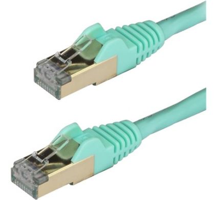 STARTECH .com Category 6a Network Cable for Network Device, Notebook, Docking Station, Desktop Computer - 1 m - Shielding