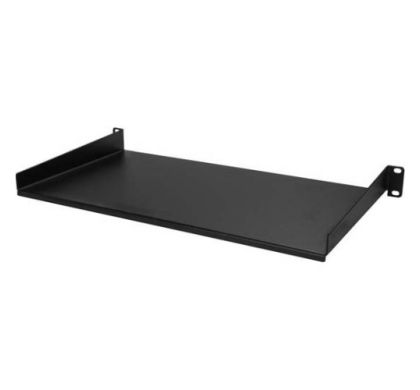 STARTECH .com 1U High x 482.60 mm Wide Rack-mountable Rack Shelf for Server, A/V Equipment - Black