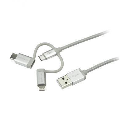 STARTECH .com Lightning/USB Data Transfer Cable for iPod, iPad, iPhone, Phone, Tablet - 1.01 m - 1 Pack