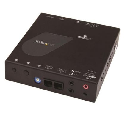 STARTECH .com Video Extender Receiver - Wired - Black