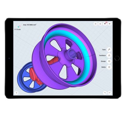 APPLE iPad Pro Tablet - 26.7 cm (10.5") -  A10X Hexa-core (6 Core) - 256 GB - 2224 x 1668 - Retina Display - Space Gray FrontMaximum