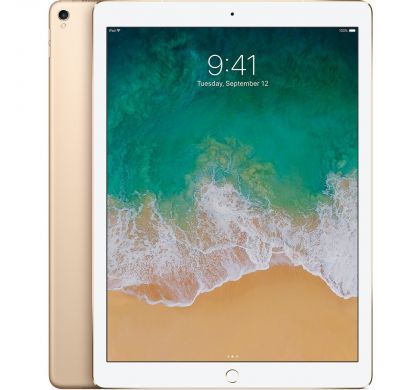 APPLE iPad Pro Tablet - 32.8 cm (12.9") -  A10X Hexa-core (6 Core) - 256 GB - 2732 x 2048 - Retina Display - 4G - GSM, CDMA2000 Supported - Gold
