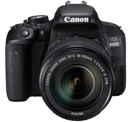 CANON EOS 800D 24 Megapixel Digital SLR Camera with Lens - 18 mm - 135 mm FrontMaximum