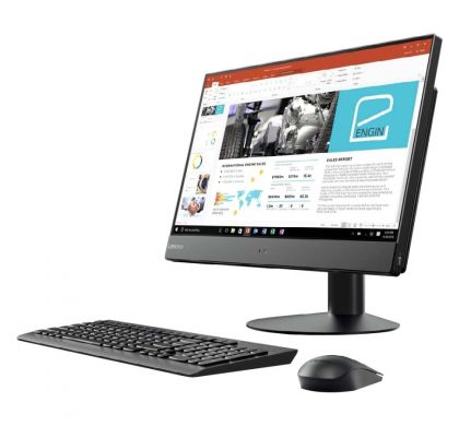 LENOVO V510z 10NQ0002AU All-in-One Computer - Intel Core i5 (7th Gen) i5-7400T 2.40 GHz - 8 GB DDR4 SDRAM - 500 GB HDD - 58.4 cm (23") 1920 x 1080 - Windows 10 Pro 64-bit (English) - Desktop - Black