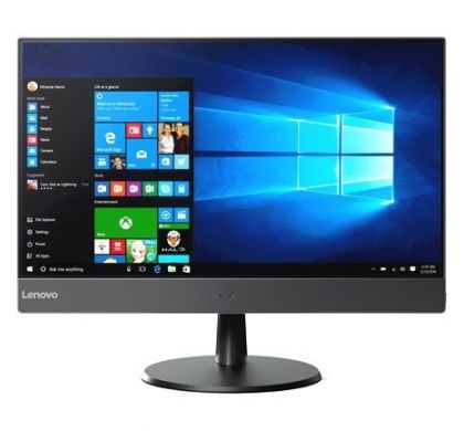 LENOVO V510z 10NQ0002AU All-in-One Computer - Intel Core i5 (7th Gen) i5-7400T 2.40 GHz - 8 GB DDR4 SDRAM - 500 GB HDD - 58.4 cm (23") 1920 x 1080 - Windows 10 Pro 64-bit (English) - Desktop - Black FrontMaximum