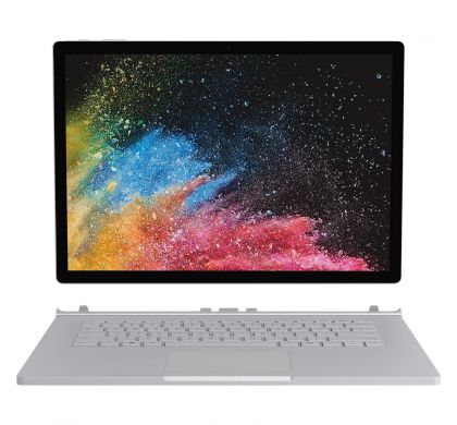 MICROSOFT Surface Book 2 34.3 cm (13.5") Touchscreen LCD 2 in 1 Notebook - Intel Core i7 (8th Gen) i7-8650U Quad-core (4 Core) 1.90 GHz - 8 GB LPDDR3 - 256 GB SSD - Windows 10 Pro Creators 64-bit - 3000 x 2000 - PixelSense - Hybrid - Silver FrontMaximum