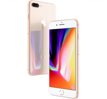 APPLE iPhone 8 Plus 64 GB Smartphone - 4G - 14 cm (5.5") LCD 1080 x 1920 Full HD Touchscreen -  A11 Bionic Hexa-core (6 Core) - 3 GB RAM - 12 Megapixel Rear/7 Megapixel Front - iOS 11 - SIM-free - Gold