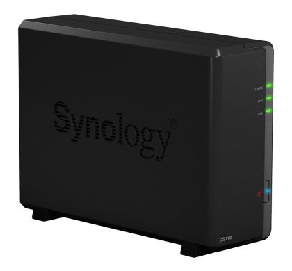 SYNOLOGY DiskStation DS118 1 x Total Bays SAN/NAS Storage System - Compact