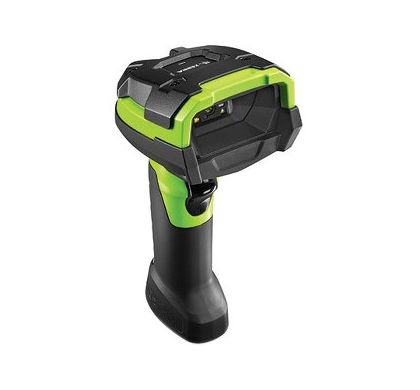 ZEBRA DS3608-ER Handheld Barcode Scanner - Cable Connectivity - Industrial Green