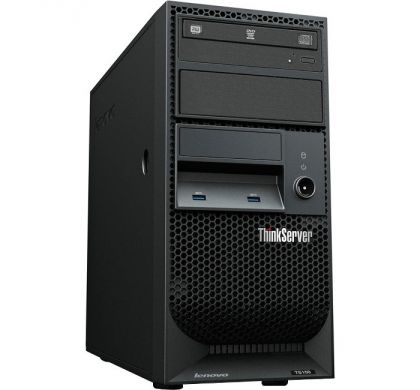 LENOVO ThinkServer TS150 70UD000VAZ 4U Tower Server - 1 x Intel Xeon E3-1245 v6 Quad-core (4 Core) 3.70 GHz - 8 GB Installed DDR4 SDRAM - Serial ATA/600 Controller - 0, 1, 5, 10 RAID Levels - 1