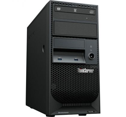 LENOVO ThinkServer TS150 70UB0027AZ 4U Tower Server - 1 x Intel Xeon E3-1225 v6 Quad-core (4 Core) 3.30 GHz - 8 GB Installed DDR4 SDRAM - Serial ATA/600 Controller - 0, 1, 5, 10 RAID Levels - 1