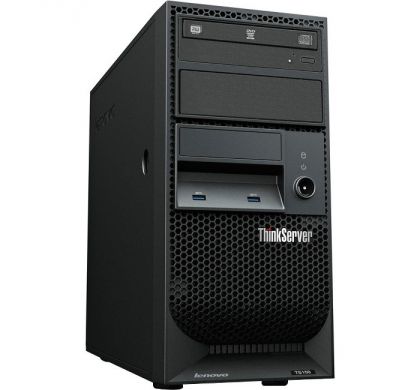 LENOVO ThinkServer TS150 70UD000UAZ 4U Tower Server - 1 x Intel Xeon E3-1225 v6 Quad-core (4 Core) 3.30 GHz - 8 GB Installed DDR4 SDRAM - Serial ATA/600 Controller - 0, 1, 5, 10 RAID Levels - 1