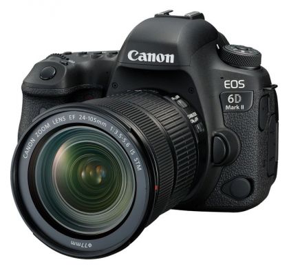 CANON EOS 6D Mark II 26.2 Megapixel Digital SLR Camera with Lens - 24 mm - 105 mm