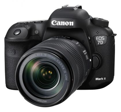 CANON EOS 7D Mark II 20.2 Megapixel Digital SLR Camera with Lens - 18 mm - 135 mm