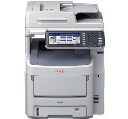 OKI MC700 MC780dfnfax LED Multifunction Printer - Colour - Plain Paper Print - Desktop FrontMaximum