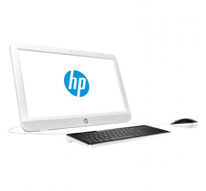 HP 20-e000 20-e011a All-in-One Computer - AMD E-Series E1-6010 1.35 GHz - 4 GB DDR3L SDRAM - 500 GB HDD - Windows 10 Home 64-bit - Desktop - Refurbished RightMaximum