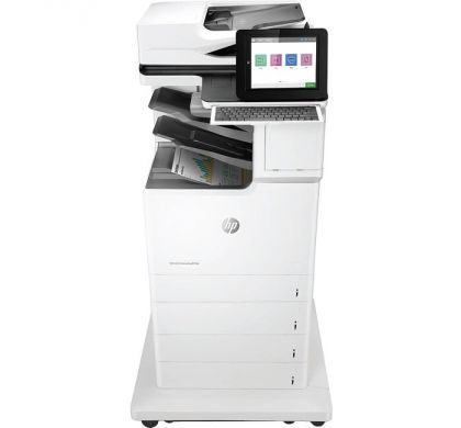 HP LaserJet M681f Laser Multifunction Printer - Colour - Plain Paper Print - Floor Standing