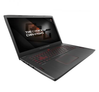 ASUS ROG Strix GL702ZC-GC166T 43.9 cm (17.3") LCD Gaming Notebook - AMD Ryzen 7 1700 Octa-core (8 Core) 3 GHz - 16 GB DDR4 SDRAM - 1 TB HDD - 256 GB SSD - Windows 10 64-bit - 1920 x 1080 - In-plane Switching (IPS) Technology - Black