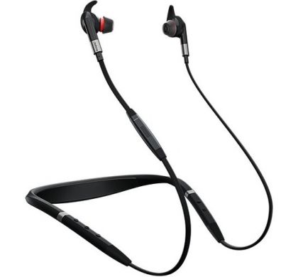 JABRA EVOLVE 75e Wireless Bluetooth 15 mm Stereo Earset - Earbud, Behind-the-neck - In-ear