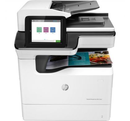 HP PageWide Managed E77650dn Page Wide Array Multifunction Printer - Colour - Plain Paper Print - Desktop FrontMaximum