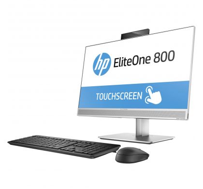 HP EliteOne 800 G3 All-in-One Computer - Intel Core i7 (6th Gen) i7-6700 3.40 GHz - 8 GB DDR4 SDRAM - 256 GB SSD - 60.5 cm (23.8") 1920 x 1080 Touchscreen Display - Desktop LeftMaximum