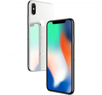APPLE iPhone X 64 GB Smartphone - 4G - 14.7 cm (5.8") OLED 2436 x 1125 Touchscreen -  A11 Bionic Hexa-core (6 Core) - 3 GB RAM - 12 Megapixel Rear/7 Megapixel Front - iOS 11 - SIM-free - Silver