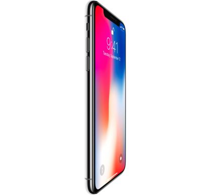 APPLE iPhone X 64 GB Smartphone - 4G - 14.7 cm (5.8") OLED 2436 x 1125 Touchscreen -  A11 Bionic Hexa-core (6 Core) - 3 GB RAM - 12 Megapixel Rear/7 Megapixel Front - iOS 11 - SIM-free - Silver RightMaximum